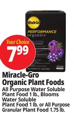 Ocean State Job Lot Miracle-Gro Organic Plant Foods offer