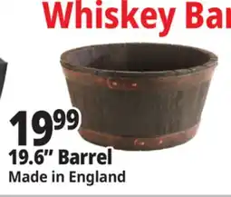 Ocean State Job Lot Whiskey Barrel Planters 19.6 Barrel offer