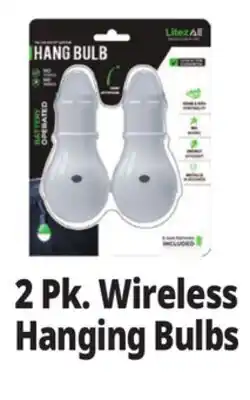 Ocean State Job Lot 2 Pk. Wireless Hanging Bulbs offer