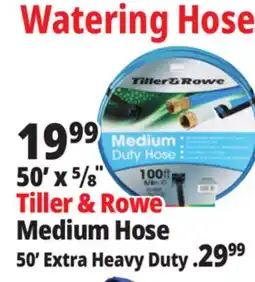 Ocean State Job Lot Tiller & Rowe Medium-Duty 5/8 Garden Hose 50' offer