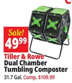 Ocean State Job Lot Tiller & Rowe Dual Chamber Tumbling Composter offer