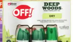 Ocean State Job Lot Off! Deep Woods Insect Repellent offer