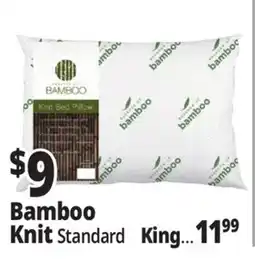 Ocean State Job Lot Essence of Bamboo Knit Jumbo Pillow offer