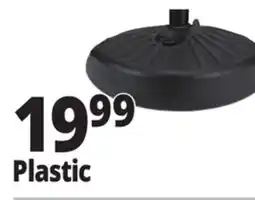Ocean State Job Lot Round Fillable Plastic Umbrella Base offer