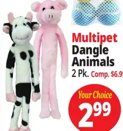Ocean State Job Lot Multipet Dangle Animals offer