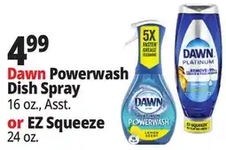 Ocean State Job Lot Dawn Platinum EZ-Squeeze Liquid Dish Detergent 24.3 oz offer
