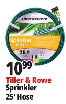 Ocean State Job Lot Tiller & Rowe Sprinkler Hose 25' offer