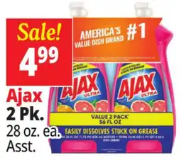 Ocean State Job Lot Ajax Dish Detergent 2 Pk. 28 oz. ea. Asst offer