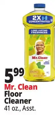 Ocean State Job Lot Mr. Clean Floor Cleaner offer