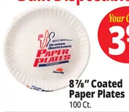 Ocean State Job Lot 8 7⁄8 Coated Paper Plates offer