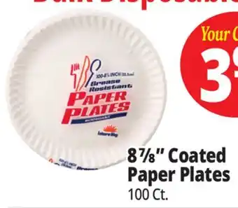 Ocean State Job Lot 8 7⁄8 Coated Paper Plates offer