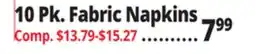 Ocean State Job Lot 10 Pk. Fabric Napkins offer