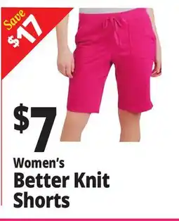 Ocean State Job Lot Women's Better Knit Shorts offer
