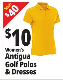 Ocean State Job Lot Women's Antigua Golf Polos & Dresses offer