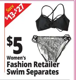 Ocean State Job Lot Women's Fashion Retailer Swim Separates offer