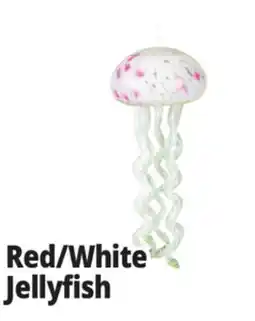 Ocean State Job Lot Glass Jellyfish Windchime White & Pink offer