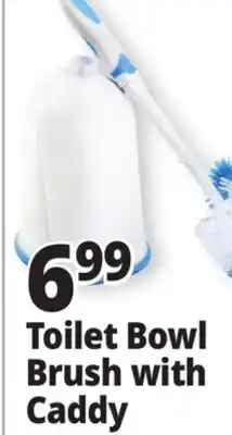 Ocean State Job Lot Gleam Toilet Bowl Under Rim Brush and Caddy offer