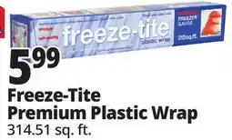Ocean State Job Lot Freeze-Tite Premium Plastic Wrap offer