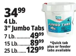 Ocean State Job Lot Pool Mate 3 Jumbo Chlorine Tabs 4 lbs offer