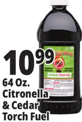 Ocean State Job Lot 64 Oz. Citronella & Cedar Torch Fuel offer