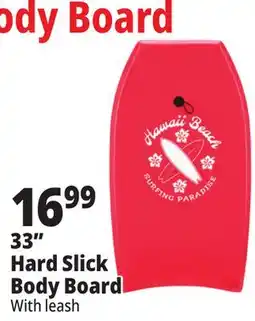 Ocean State Job Lot Hard Slick Body Board 33 offer