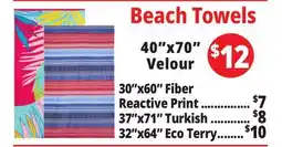Ocean State Job Lot Beach Towels offer