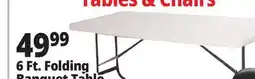 Ocean State Job Lot Enduro 6' Folding Banquet Table offer