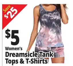 Ocean State Job Lot Women's Dreamsicle Tank Tops & T-Shits offer