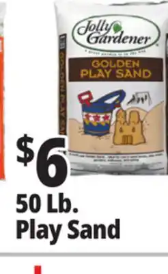 Ocean State Job Lot Jolly Gardener Golden Play Sand 50 lbs offer