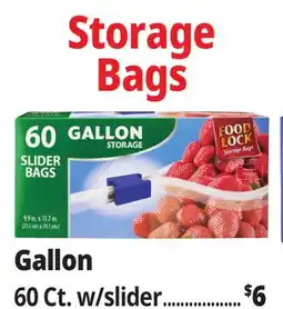 Ocean State Job Lot Gallon 60 Ct. w/slider offer