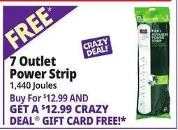 Ocean State Job Lot 7 Outlet Power Strip offer