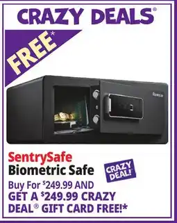 Ocean State Job Lot SentrySafe .90 cu.ft. Biometric Security Safe Black offer