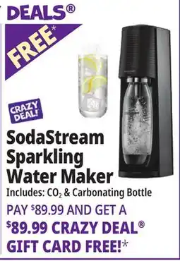 Ocean State Job Lot SodaStream Terra Soda Machine and Sparkling Water Maker Kit Black offer