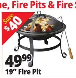 Ocean State Job Lot Firepit Cauldron 30 offer