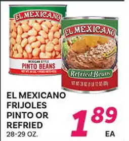 El Paso Grande EL MEXICANO FRIJOLES PINTO OR REFRIED offer