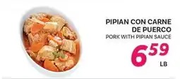El Paso Grande PIPIAN CON CARNE DE PUERCO offer