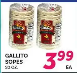 El Paso Grande GALLITO SOPES offer