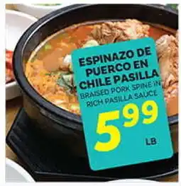 El Paso Grande ESPINAZO DE PUERCO EN CHILE PASILLA offer