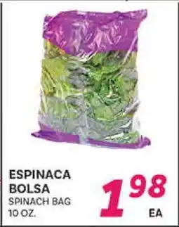 El Paso Grande SPINACH BAG offer