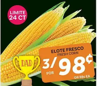 El Paso Grande ELOTE FRESCO offer