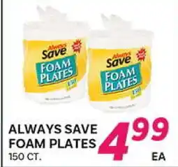 El Paso Grande ALWAYS SAVE FOAM PLATES offer