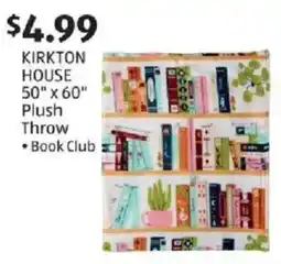 Aldi KIRKTON HOUSE Plush Throw offer
