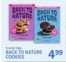 Kings Food Markets BACK TO NATURE COOKIES offer