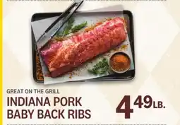 Kings Food Markets INDIANA PORK BABY BACK RIBS offer
