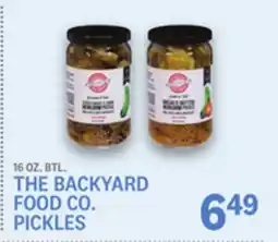 Kings Food Markets THE BACKYARD FOOD CO. PICKLES offer