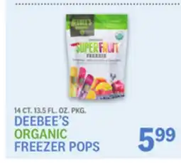 Kings Food Markets DEEBEE'S ORGANIC FREEZER POPS offer