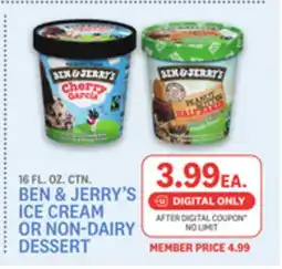 Kings Food Markets BEN & JERRY'S ICE CREAM OR NON-DAIRY DESSERT offer