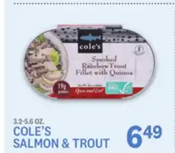 Kings Food Markets COLE'S SALMON & TROUT offer