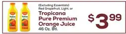 DeCicco & Sons Tropicana Pure Premium Orange Juice offer