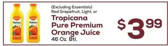DeCicco & Sons Tropicana Pure Premium Orange Juice offer